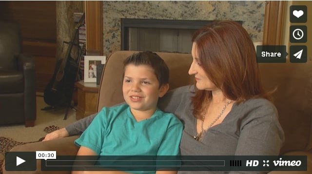 This mother and son now have a safe place to go when tornadoes threaten the city.
