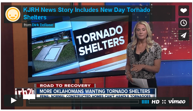Channel 2, Tulsa Tulsa's Channel 2 story includes New Day Tornado Shelter