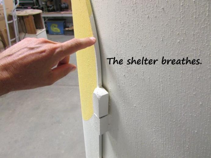 Not Airtight Shelter Ventilation