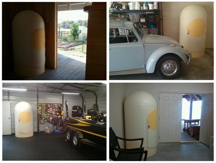 Usually no building permit required. Does a shelter like this one require a permit?